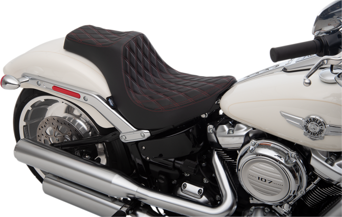 Drag Specialties Predator III Seat for M8 Softails