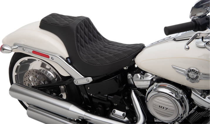 Drag Specialties Predator III Seat for M8 Softails