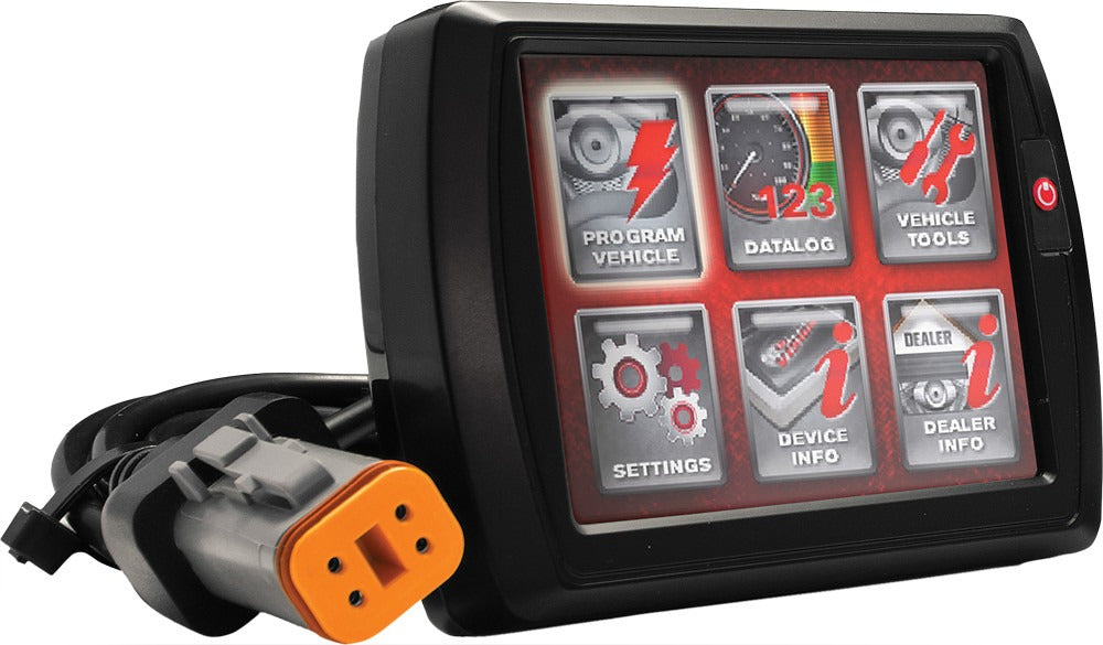 Dynojet Power Vision Harley EFI tuner touchscreen