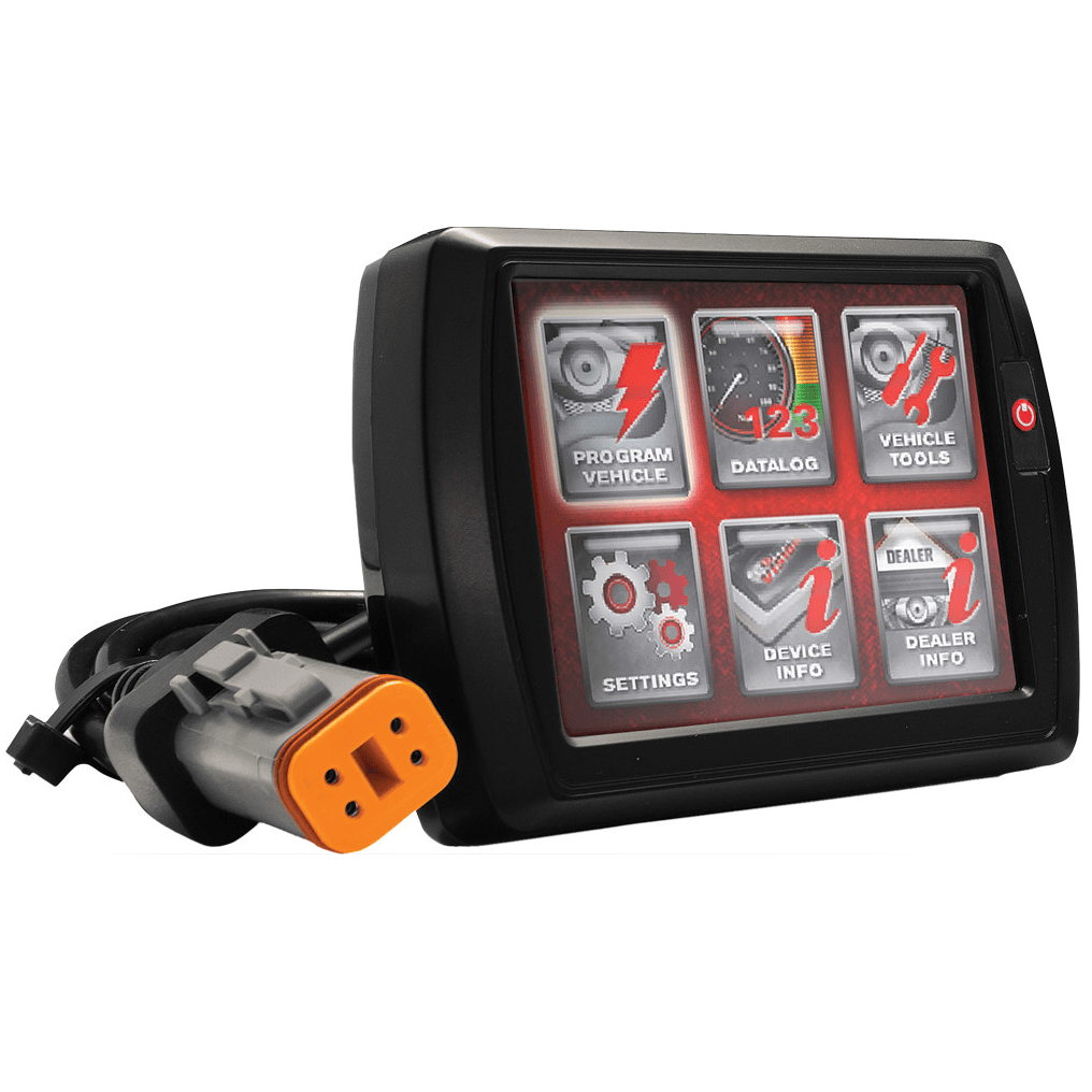 Dynojet Power Vision Harley EFI tuner touchscreen