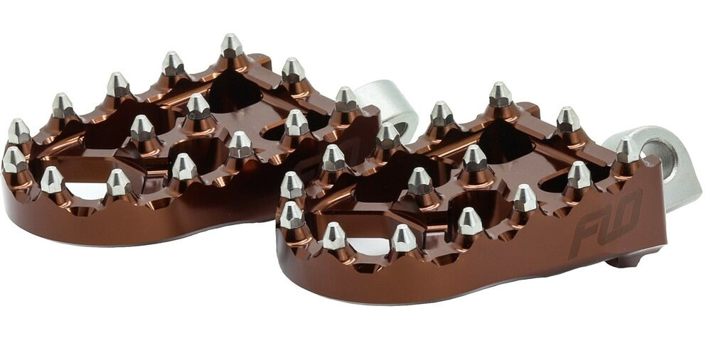 Flo Motorsports V2 MX Style Harley Footpegs