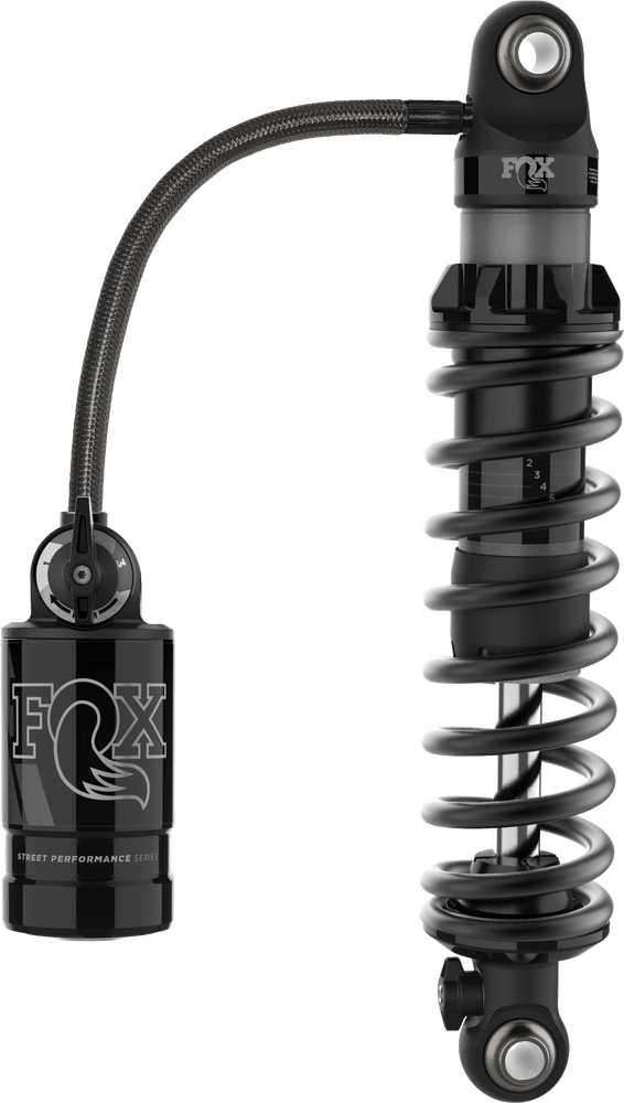 remote reservoir shocks for performance bagger