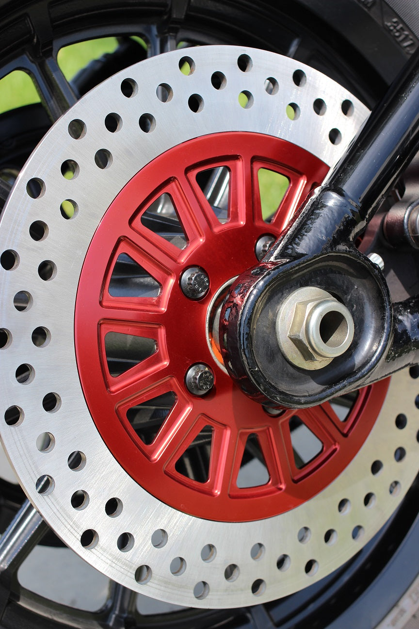 ARP 12-point bolts installed on Harley rear brake rotor