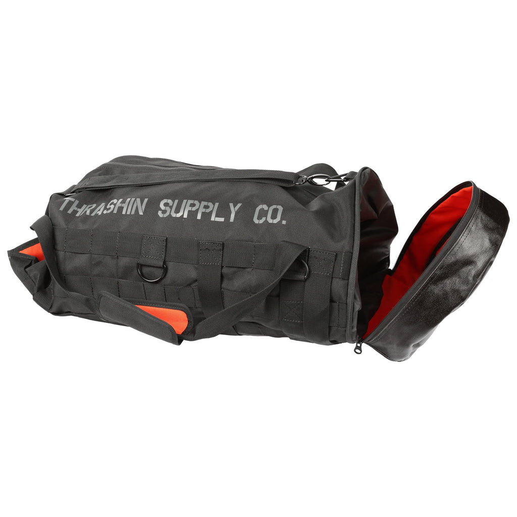 Thrashin Supply Mission duffle bag Harley motorcycle travel luggage