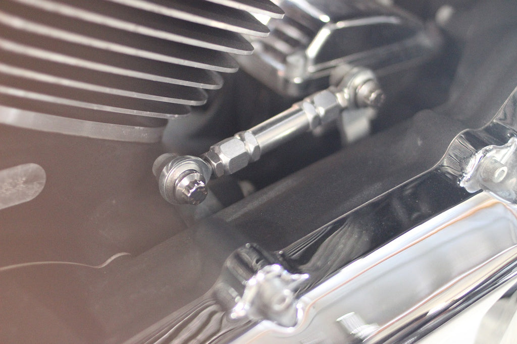 ARP 12-point bolts installed on compatible Harley shift linkage