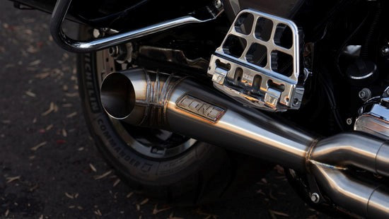 Cone Performance turnout 2-1 exhaust Harley high clearance system