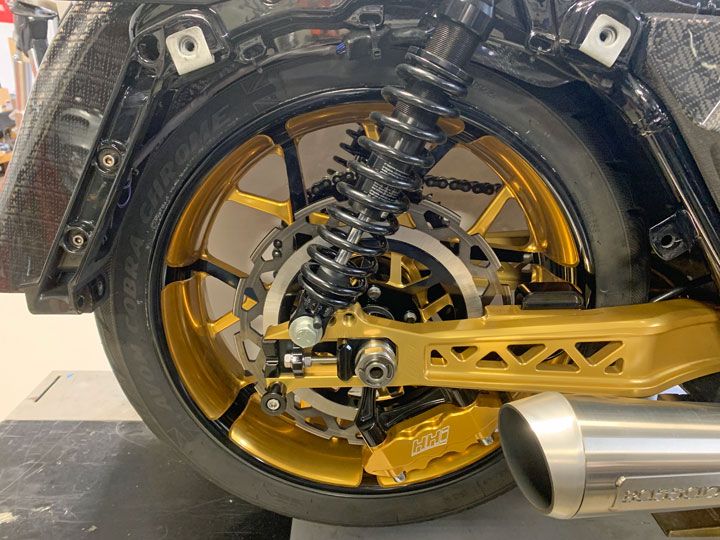 performance bagger swingarm
