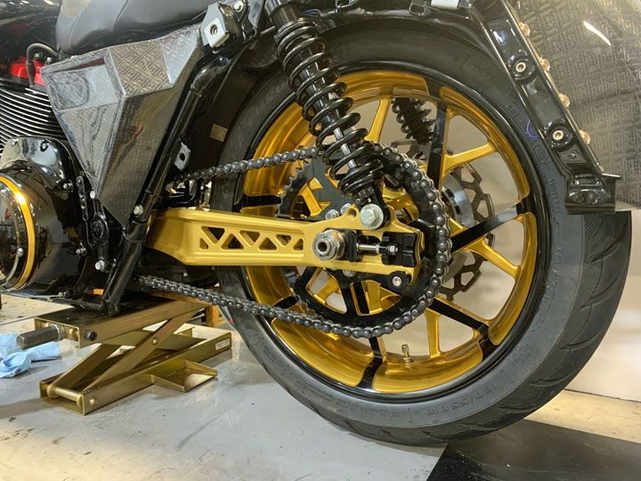 performance bagger swingarm