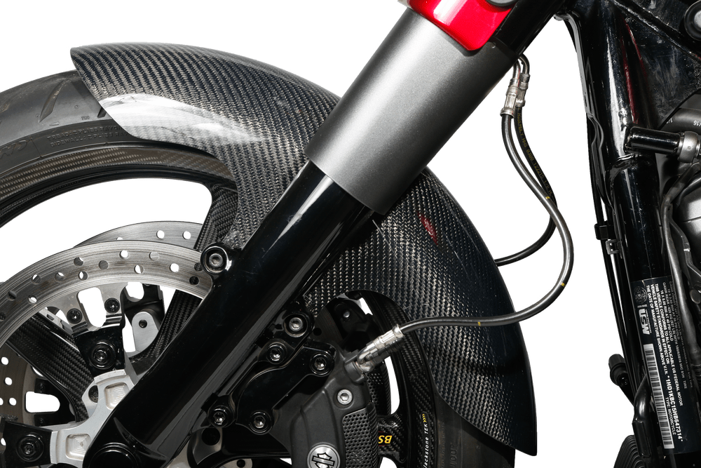 performance bagger shorty front fender carbon fiber