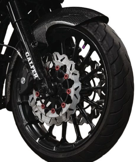 carbon fiber front fender for performance bagger