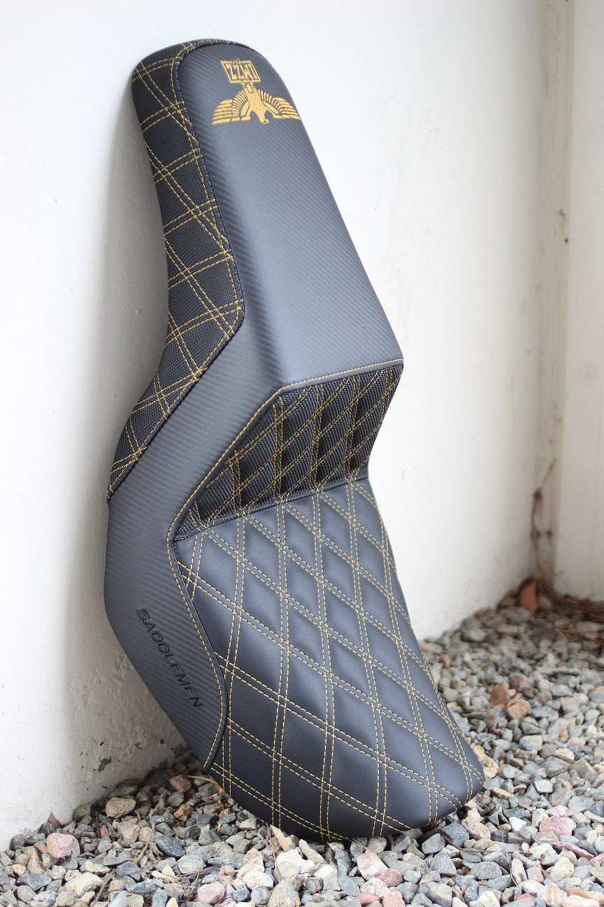Imzz Elite E-Ticket Signature Seat – Harley Step-Up Seat
