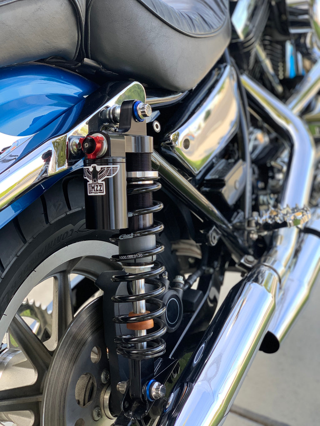 Stainless steel ARP FXR rear shock hardware kit with RWD shocks