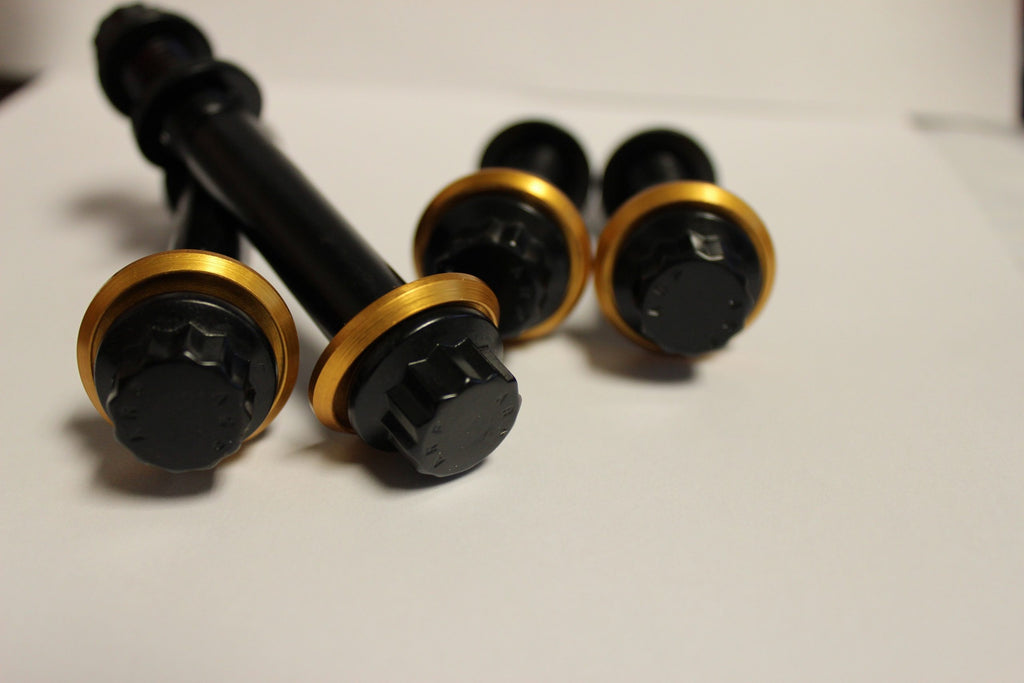 Black Oxide ARP 12-point FXR rear shock bolts