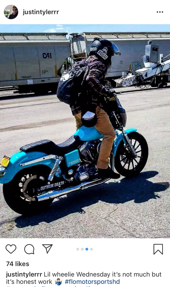 OUTRUN DEATH Swingarm Sticker