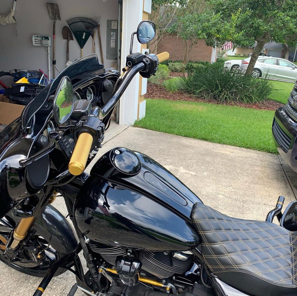 Imzz x Saddlemen Step-Up Seat for Harley Touring (1997-2007)