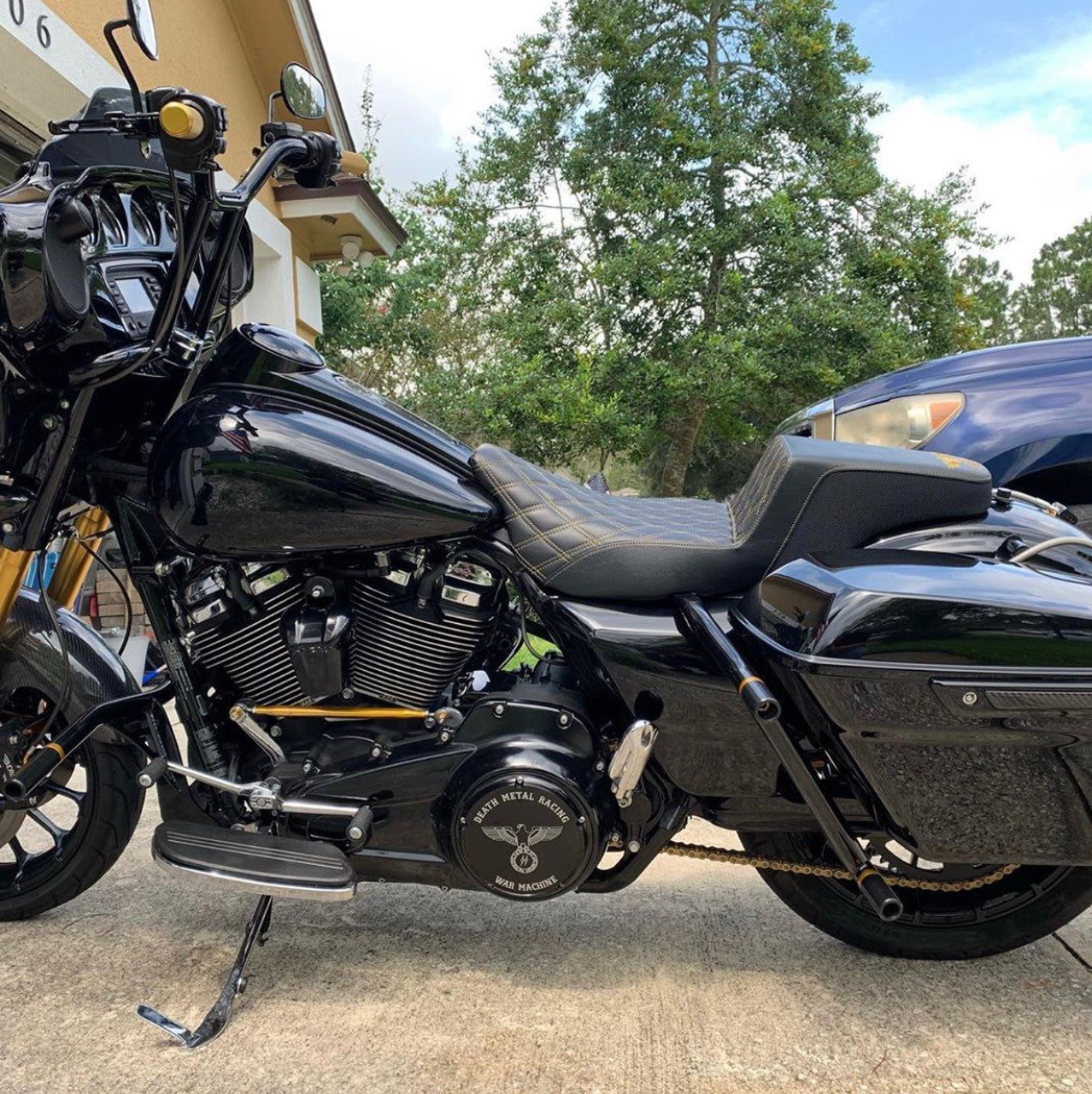 Imzz x Saddlemen Step-Up Seat for Harley Bagger (2008-2022)