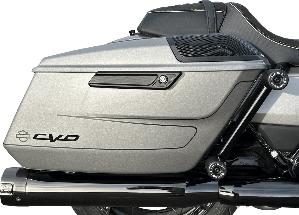 performance bagger saddlebags hinge cover