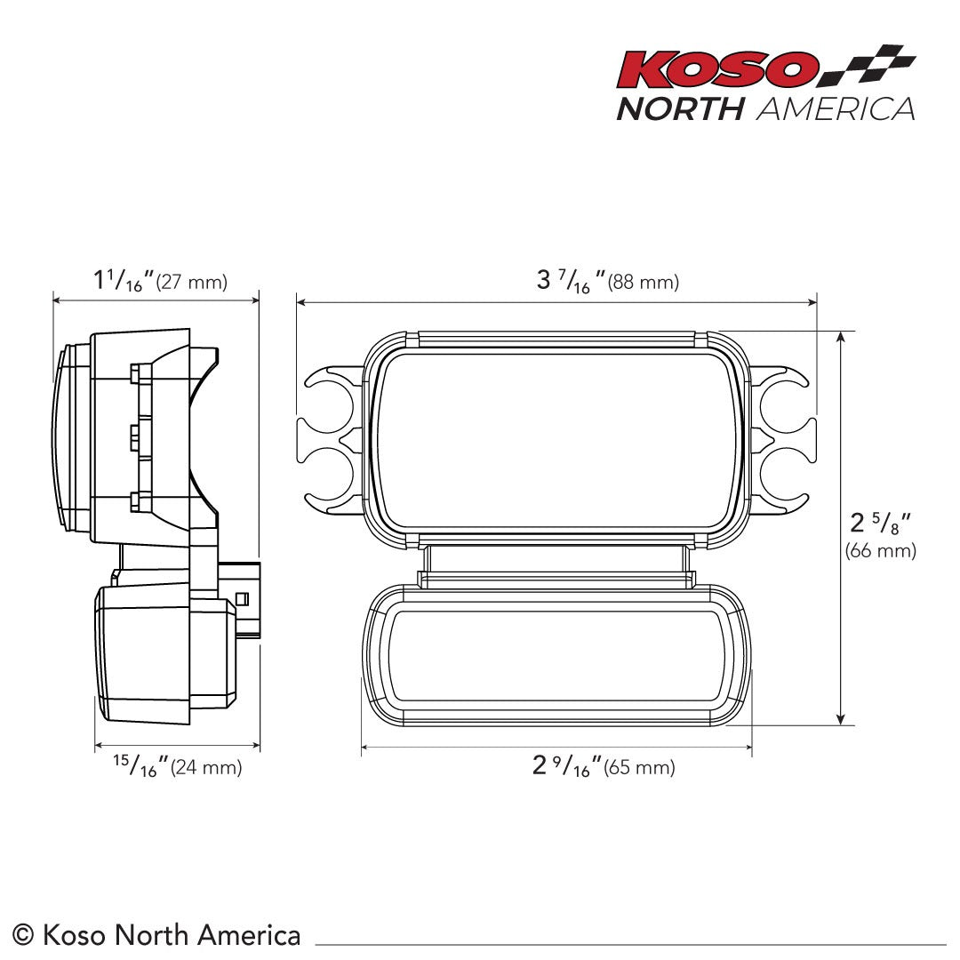 Koso D2 Multi-Function Gauge