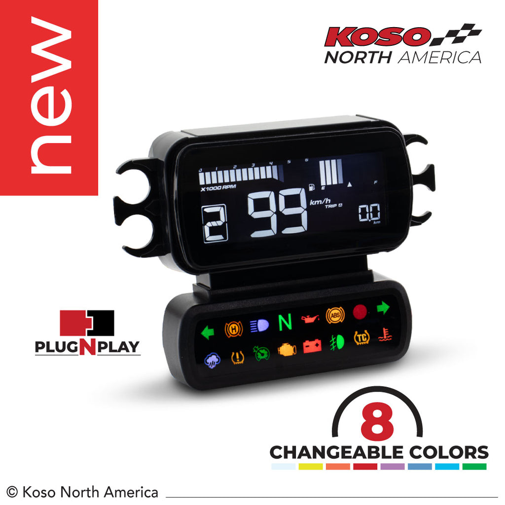 Koso D2 Multi-Function Gauge