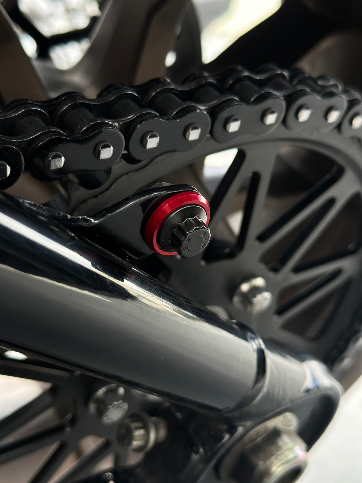 Three ARP bolts three billet beauty washers and three flanged nuts