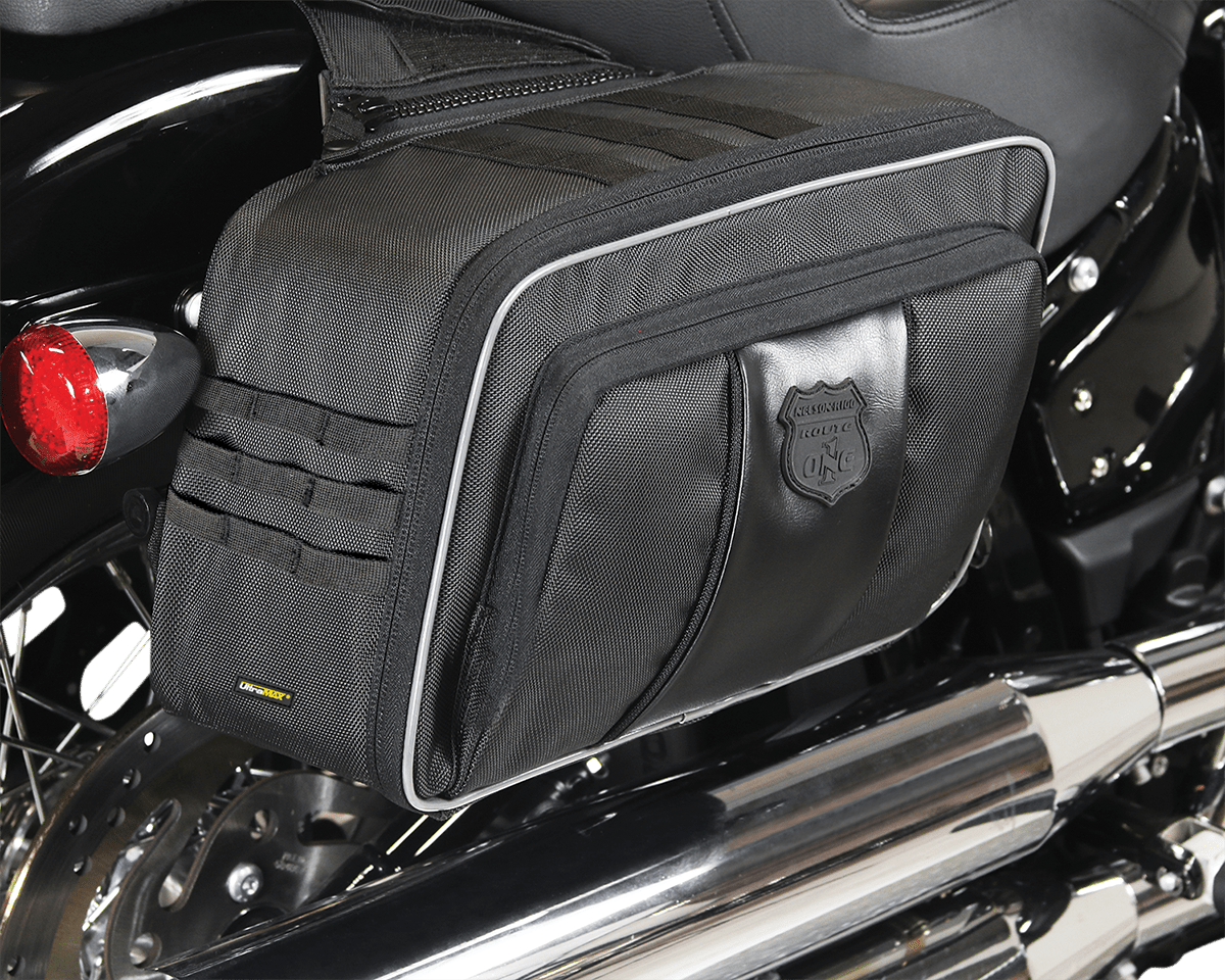 Harley throw-over saddlebags
