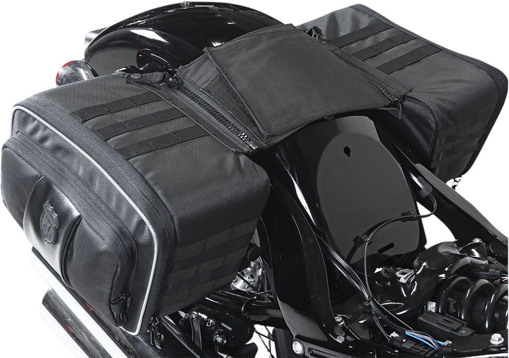 Harley throw-over saddlebags
