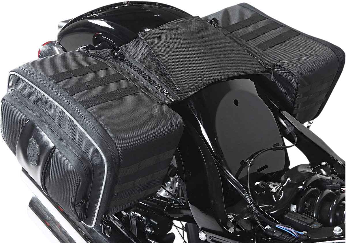 Harley throw-over saddlebags