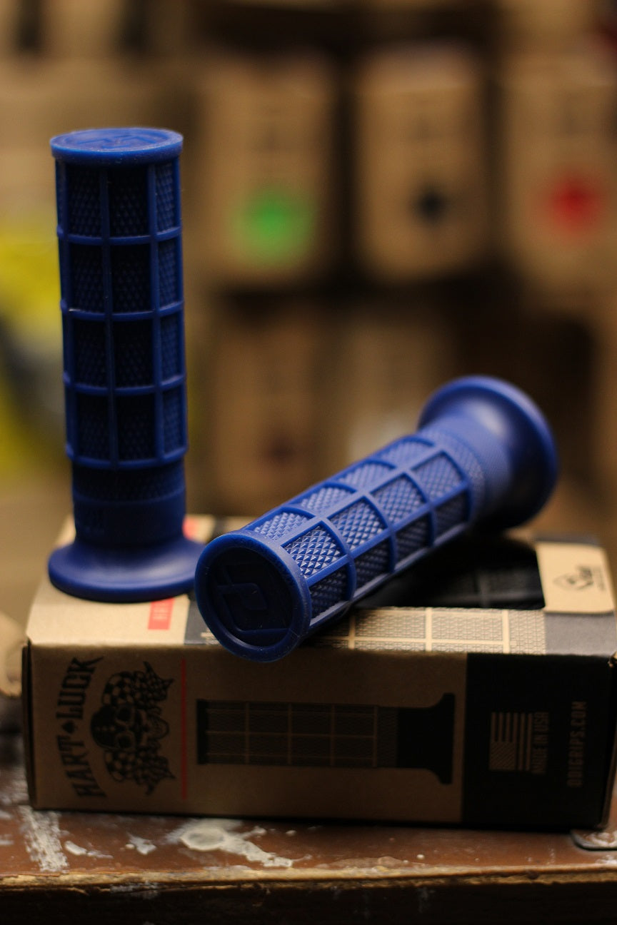 ODI x Hart Luck moto style waffle grips Harley Davidson