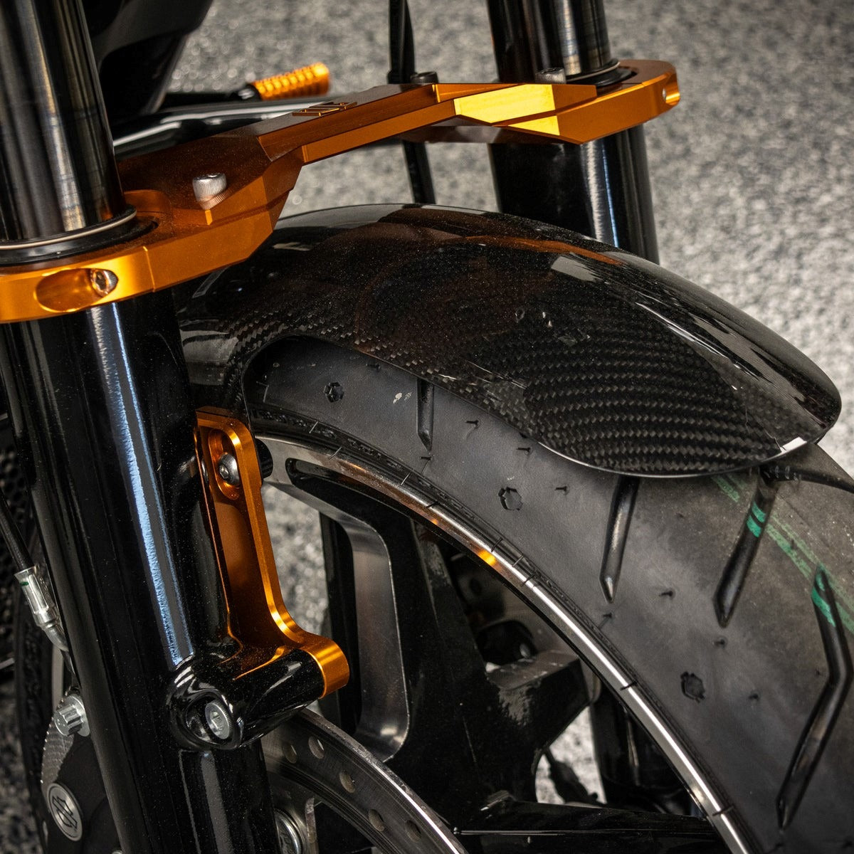 OG Carbon Fiber Shorty Front Fender for Bagger – Imzz Elite