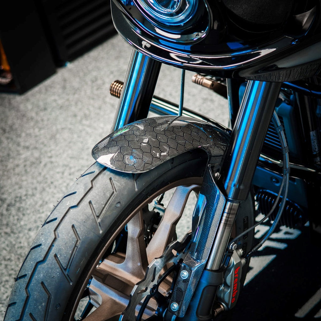 carbon fiber front fender for harley softail