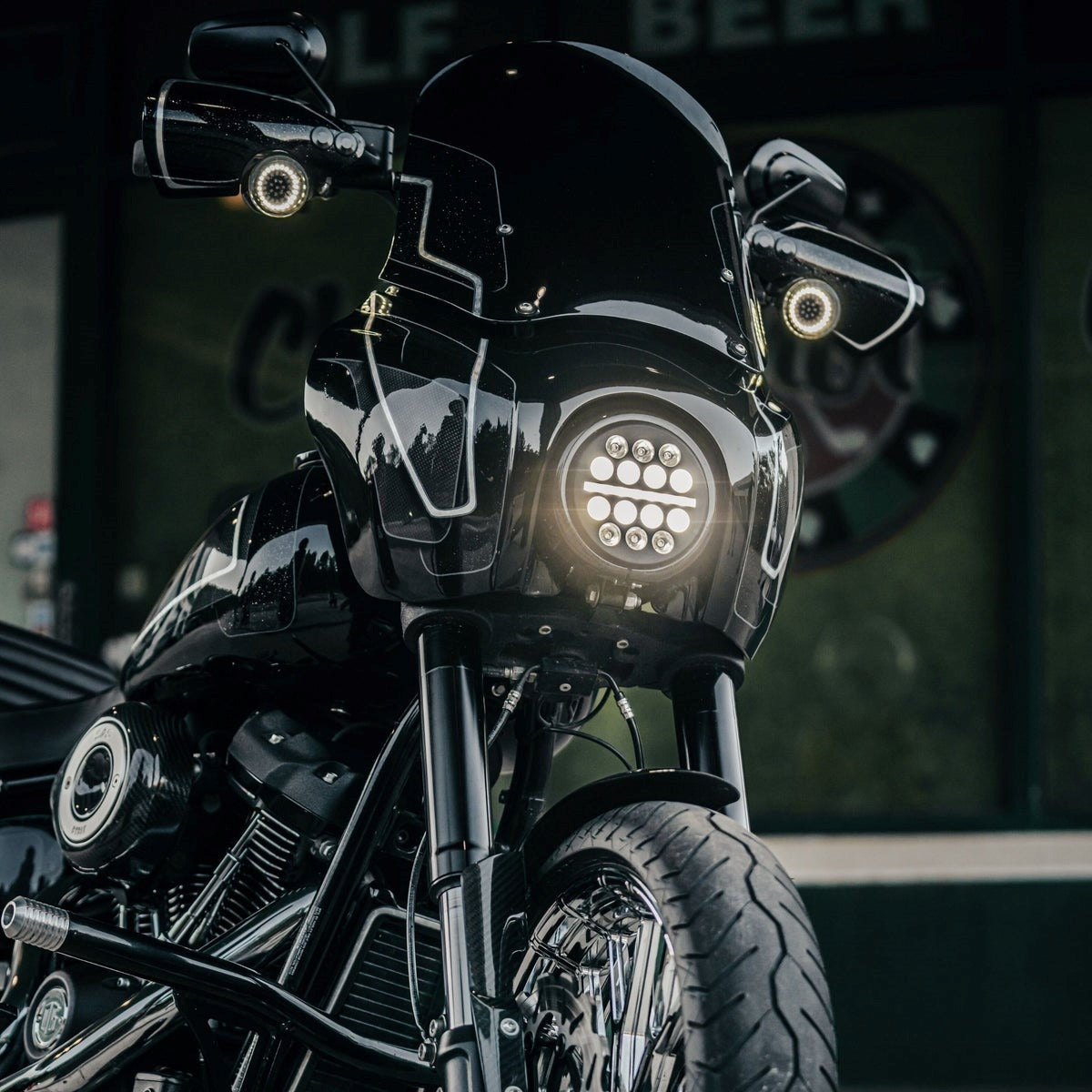 harley t-sport fairing for M8 softail