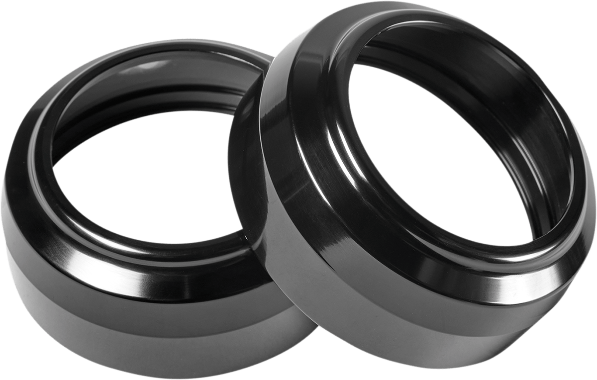 Performance Machine 49mm billet fork dust caps for Harley Davidson