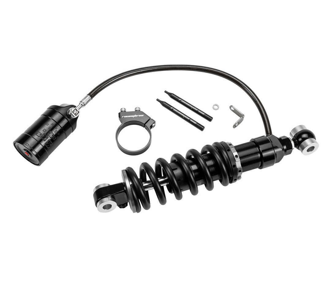 Racing Bros Remote Reservoir Shock for M8 Softail