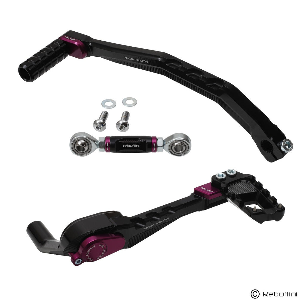 Rebuffini Wheelie Brake & Shift levers for M8 Softail