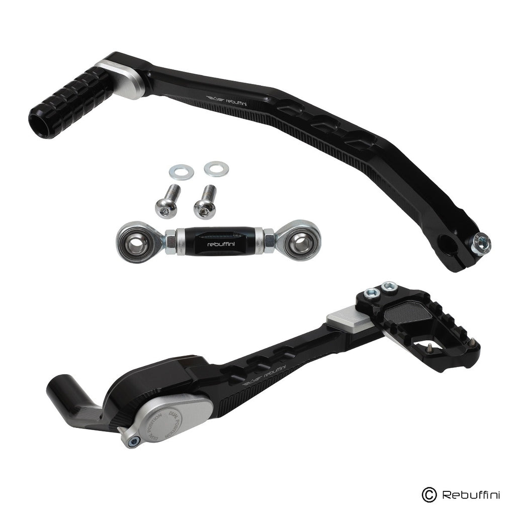 Rebuffini Wheelie Brake & Shift levers for M8 Softail