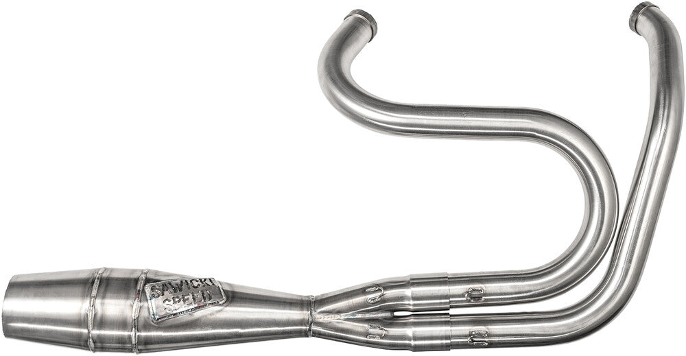 Sawicki Shorty Cannon 2-into-1 exhaust for Harley Dyna