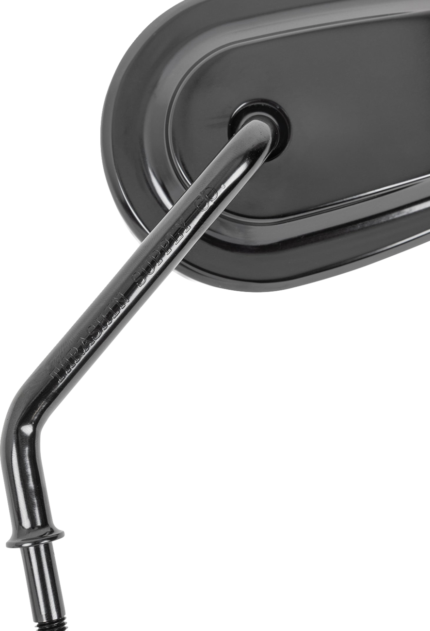 Thrashin billet aluminum mini motorcycle mirror close-up