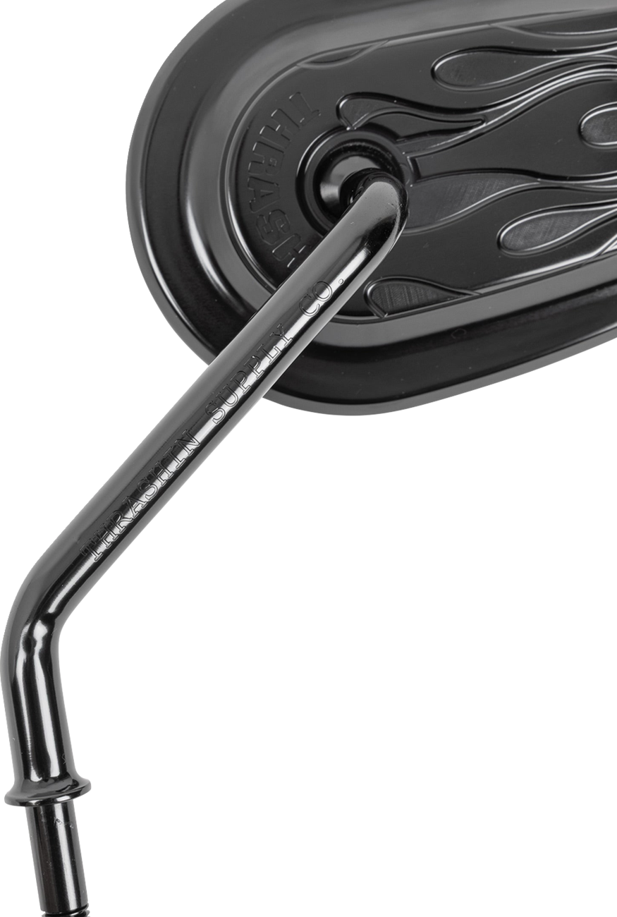 Thrashin Supply Billet Mini Mirrors in anodized black