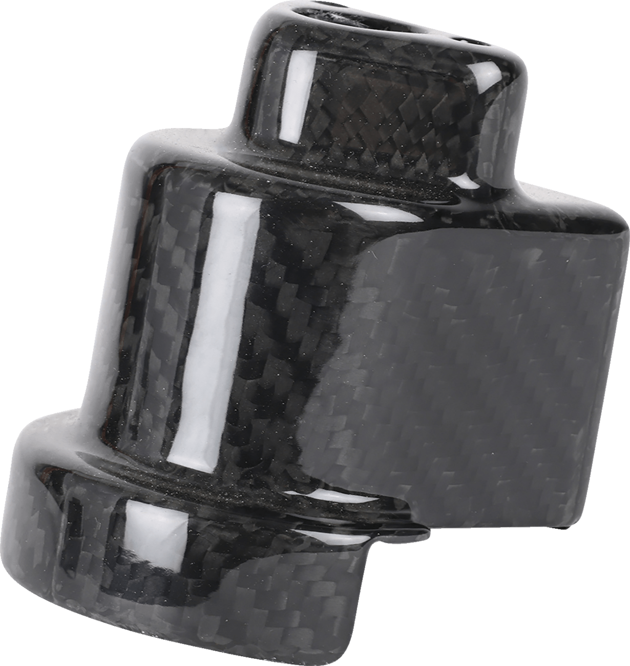 Harley performance bagger steering lock cover carbon fiber