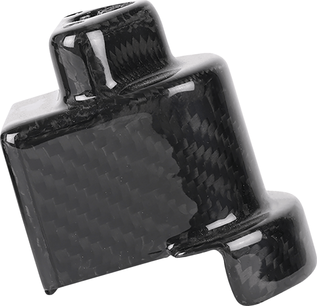 Harley performance bagger steering lock cover carbon fiber