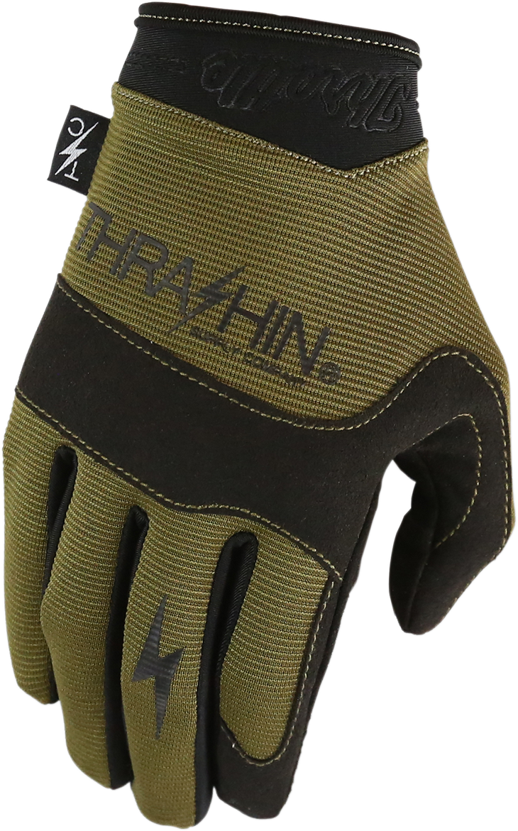 Thrashin Supply Covert lightweight slip-on motorcycle gloves for Harley riders