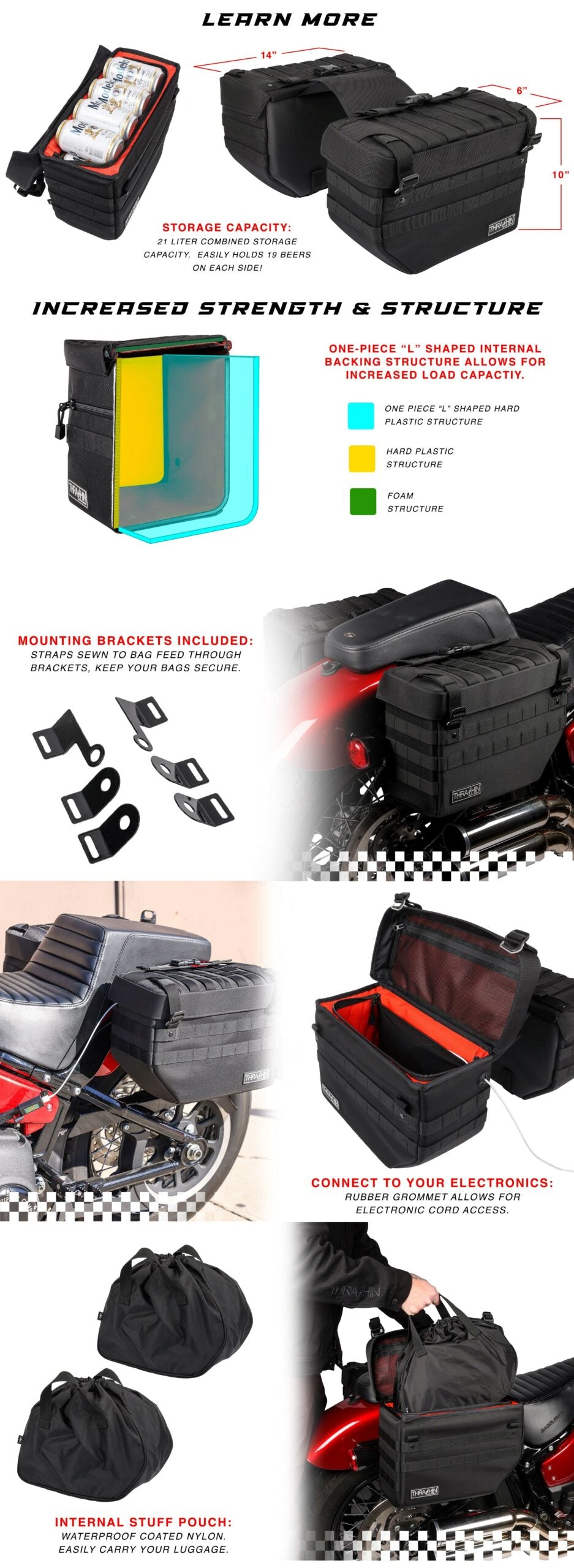 Thrashin Supply Expedition Saddlebags