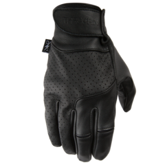 Thrashin Supply Siege perforated leather motorcycle gloves for Harley riders