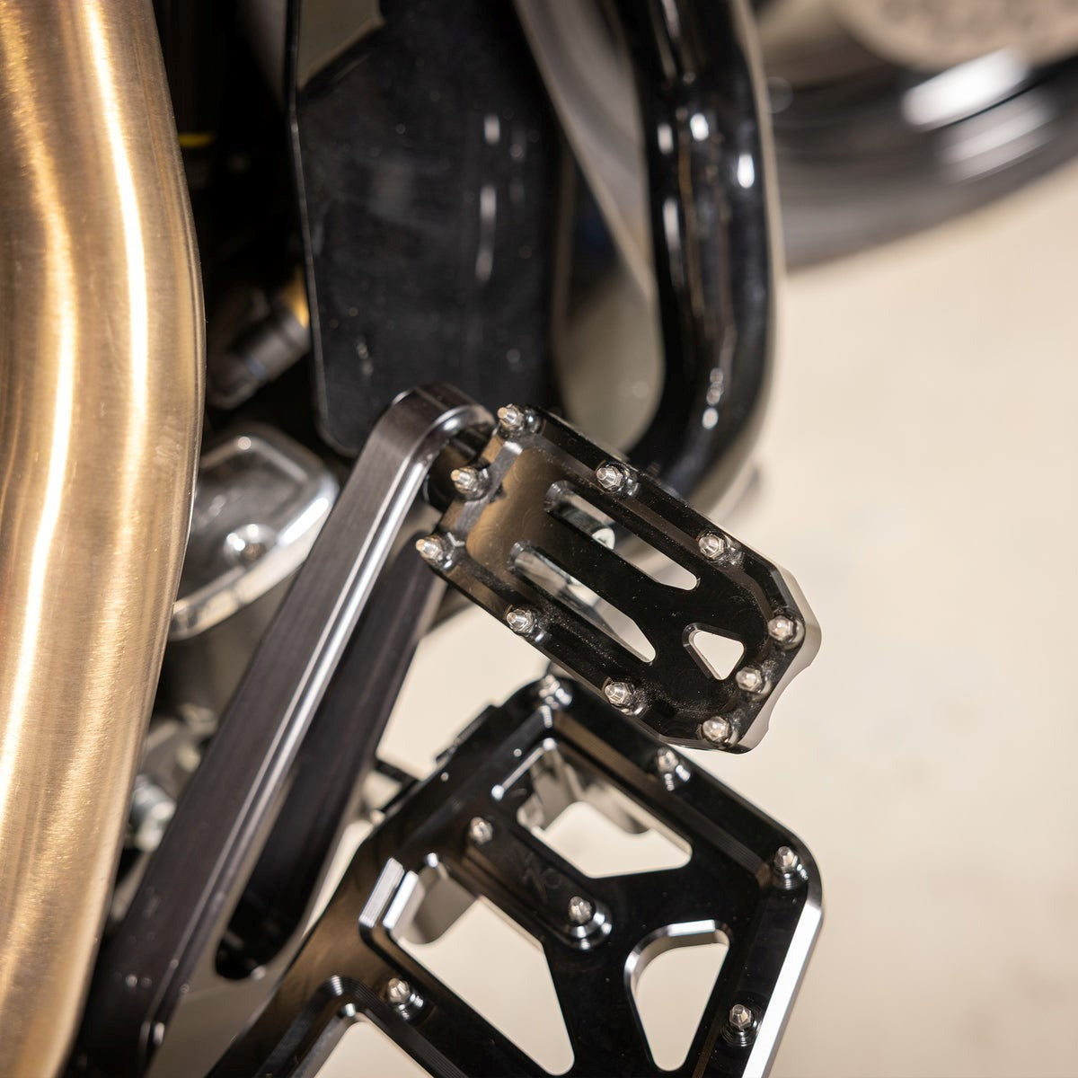 Harley performance bagger brake pedal