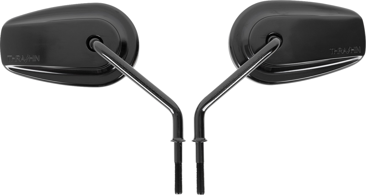 Thrashin Supply Billet Mini Mirrors in anodized black