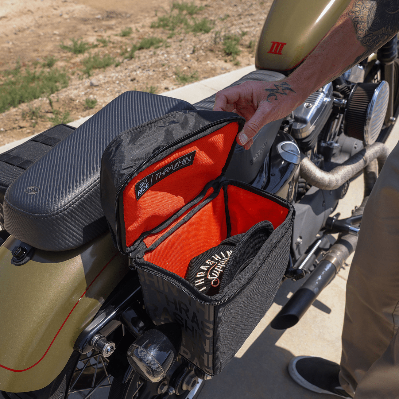 Thrashin Supply Mini Essential Saddlebags