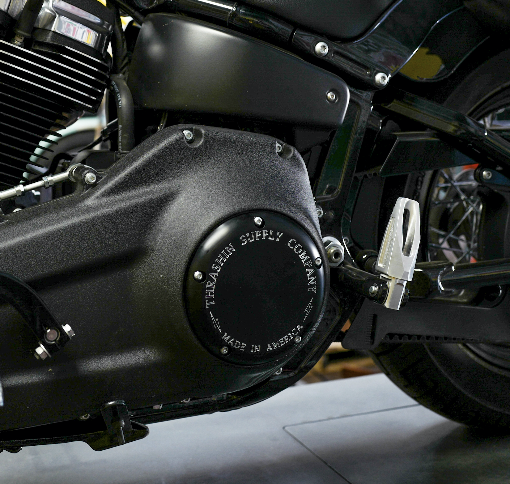 Thrashin Supply OG 5 Hole Derby Cover - M8 Softail