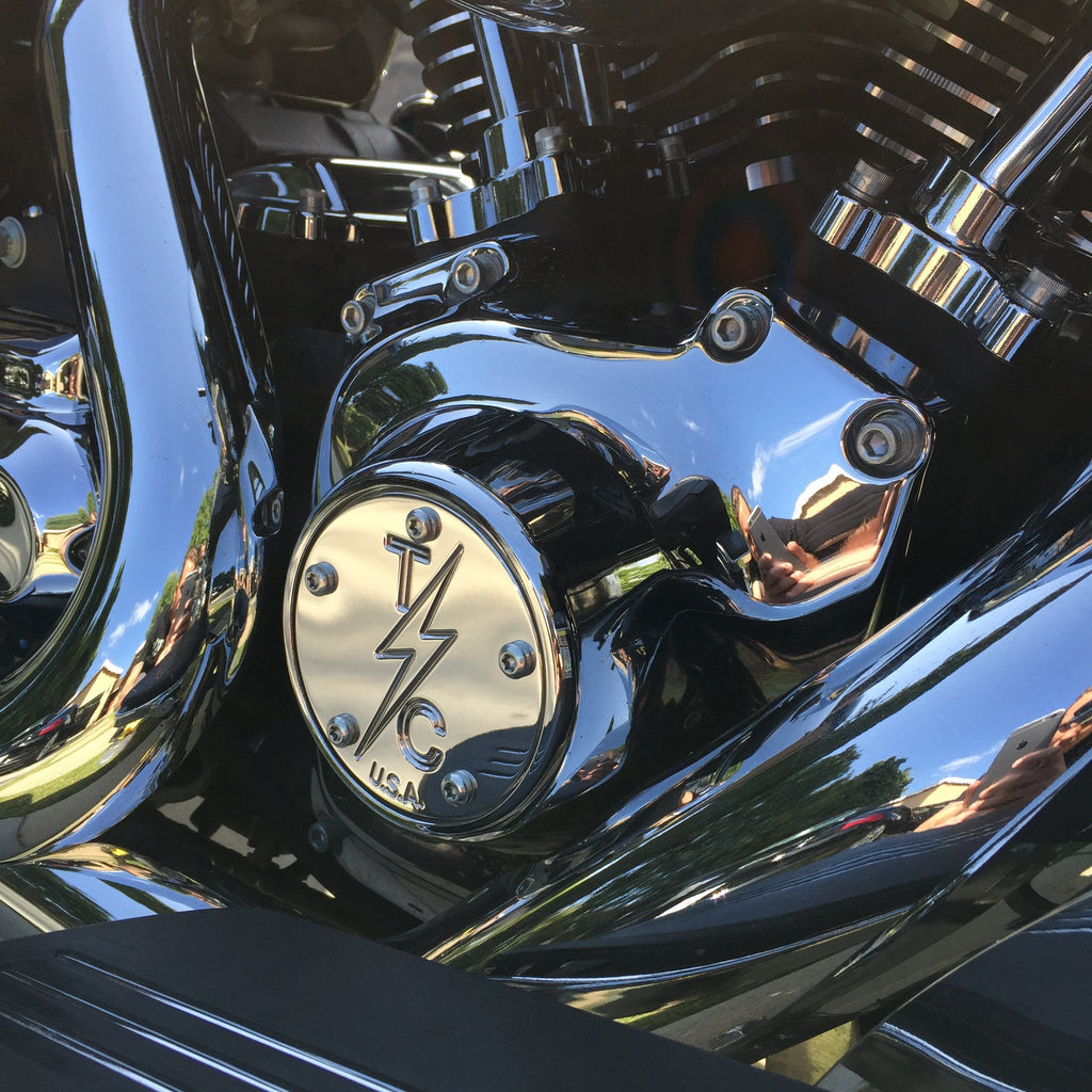 Thrashin Supply Twin Cam Points Cover (5-Hole)