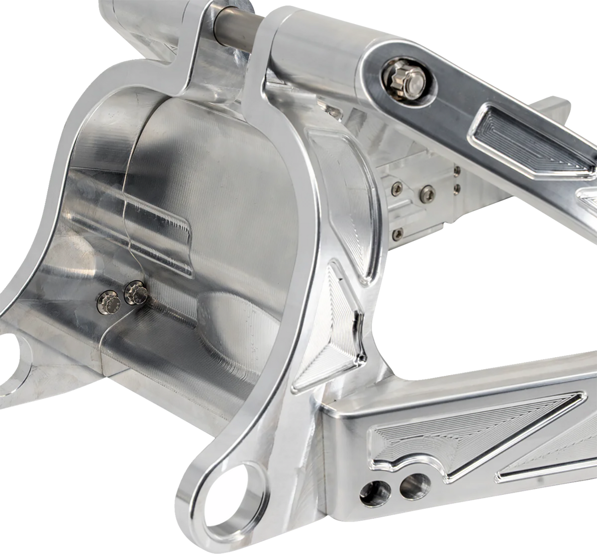 Trask Assault Billet Aluminum Swingarm – Harley M8 Softail