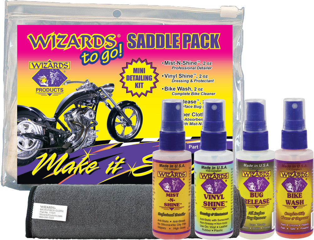 mini detail kit that fits in saddlebag